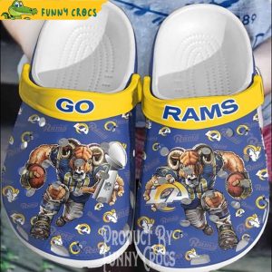 Los Angeles Rams Crocs Shoes