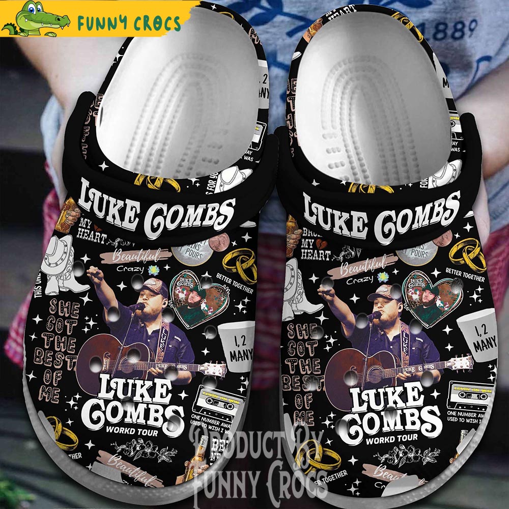 Luke Combs World Tour Crocs Shoes