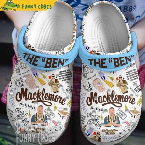 Macklemore Tour Music Crocs 1