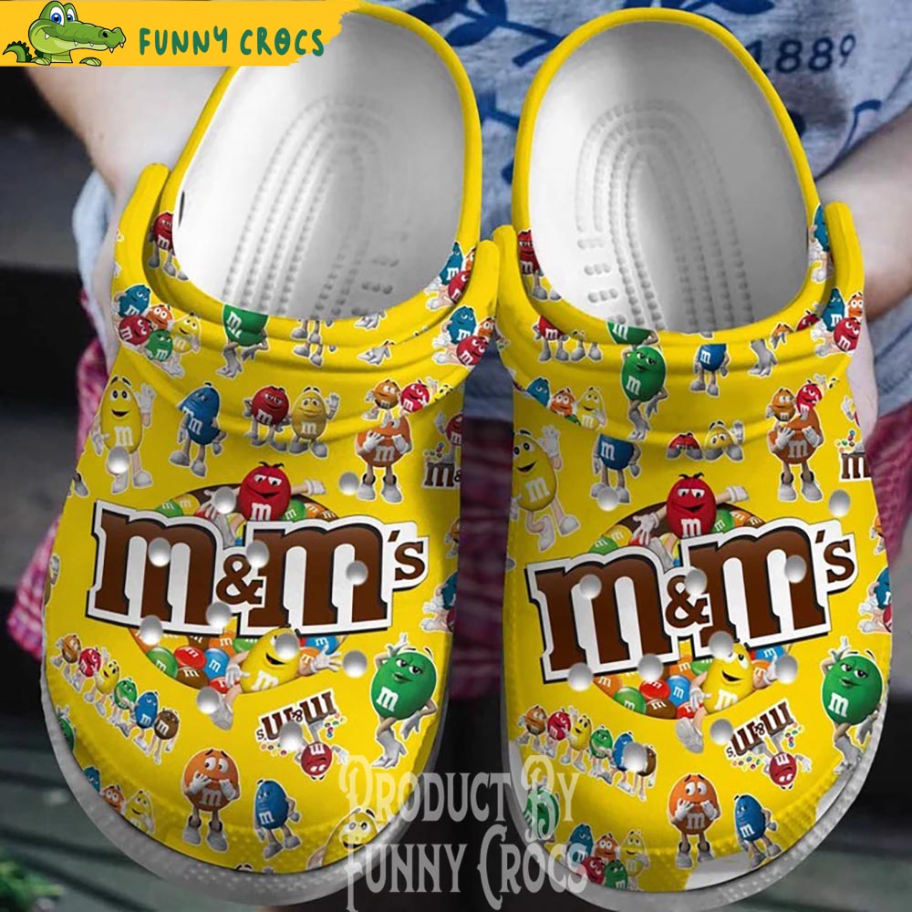 M And M chocolate Crocs, M&M Crocs Clog Shoes