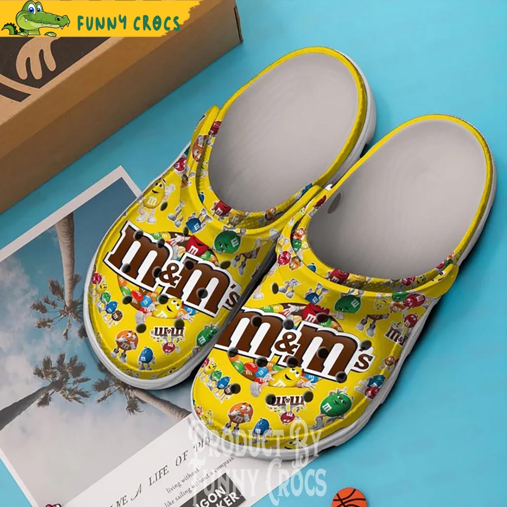 M And M chocolate Crocs, M&M Crocs Clog Shoes