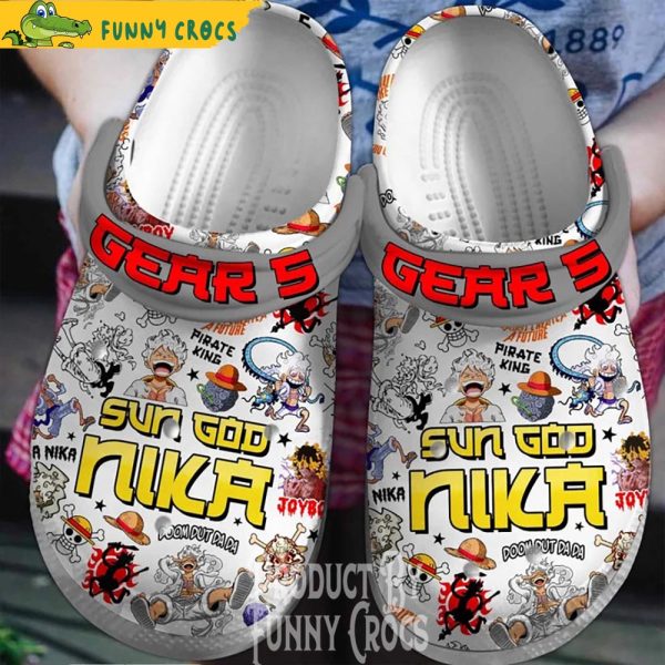 Monkey D Luffy Gear 5 One Piece Crocs Shoes - Discover Comfort And ...