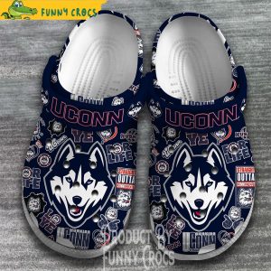 NCAA Uconn Huskies Crocs Shoes
