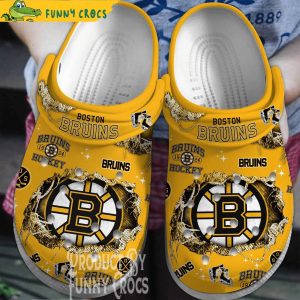 NHL Boston Bruins Crocs Shoes 1