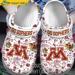 NHL Minnesota Golden Gophers Crocs Shoes