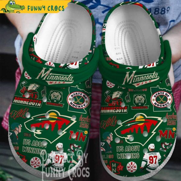 NHL Minnesota Wild Crocs Shoes