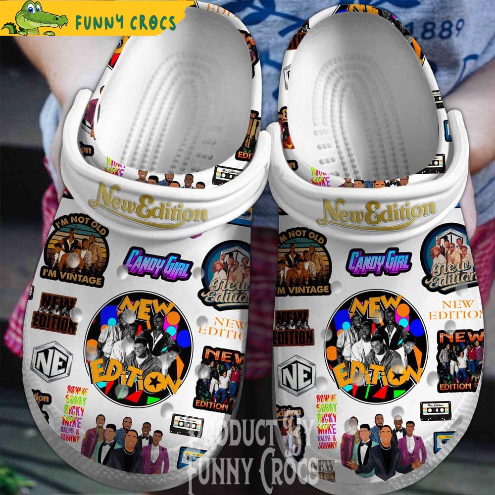 New Edition Candy Girl Music Crocs Shoes