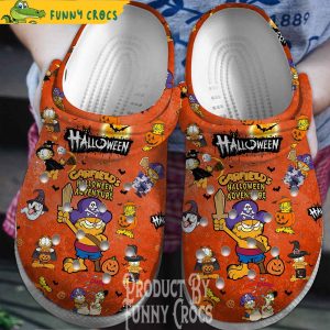 Orange Garfields Halloween Adventure Crocs Clogs 2