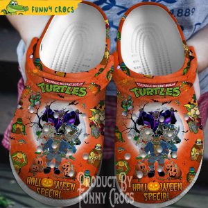 Orange Teenage Mutant Ninja Turtles Halloween Costume Crocs Clogs 1