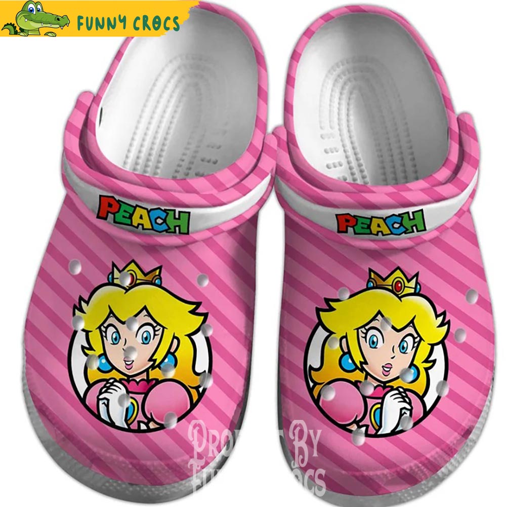 Peach Crocs , Super Mario Gifts - Discover Comfort And Style Clog Shoes ...