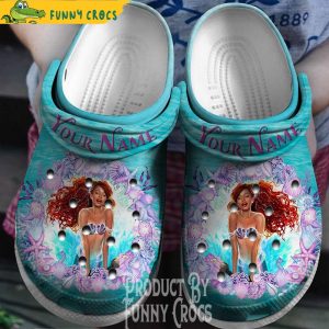 Personalized Little Mermaid Disney Crocs