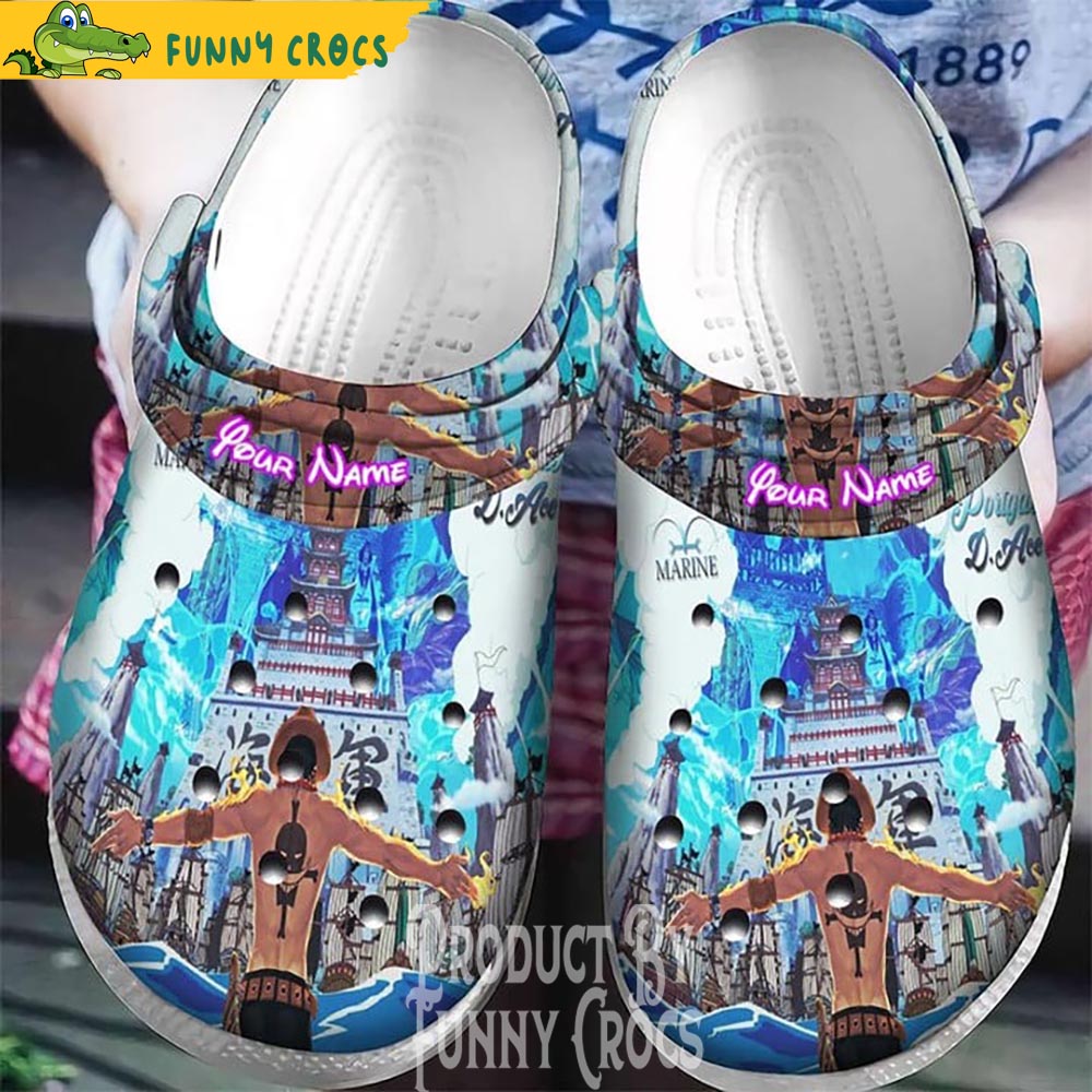 Personalized Ace One Piece Crocs