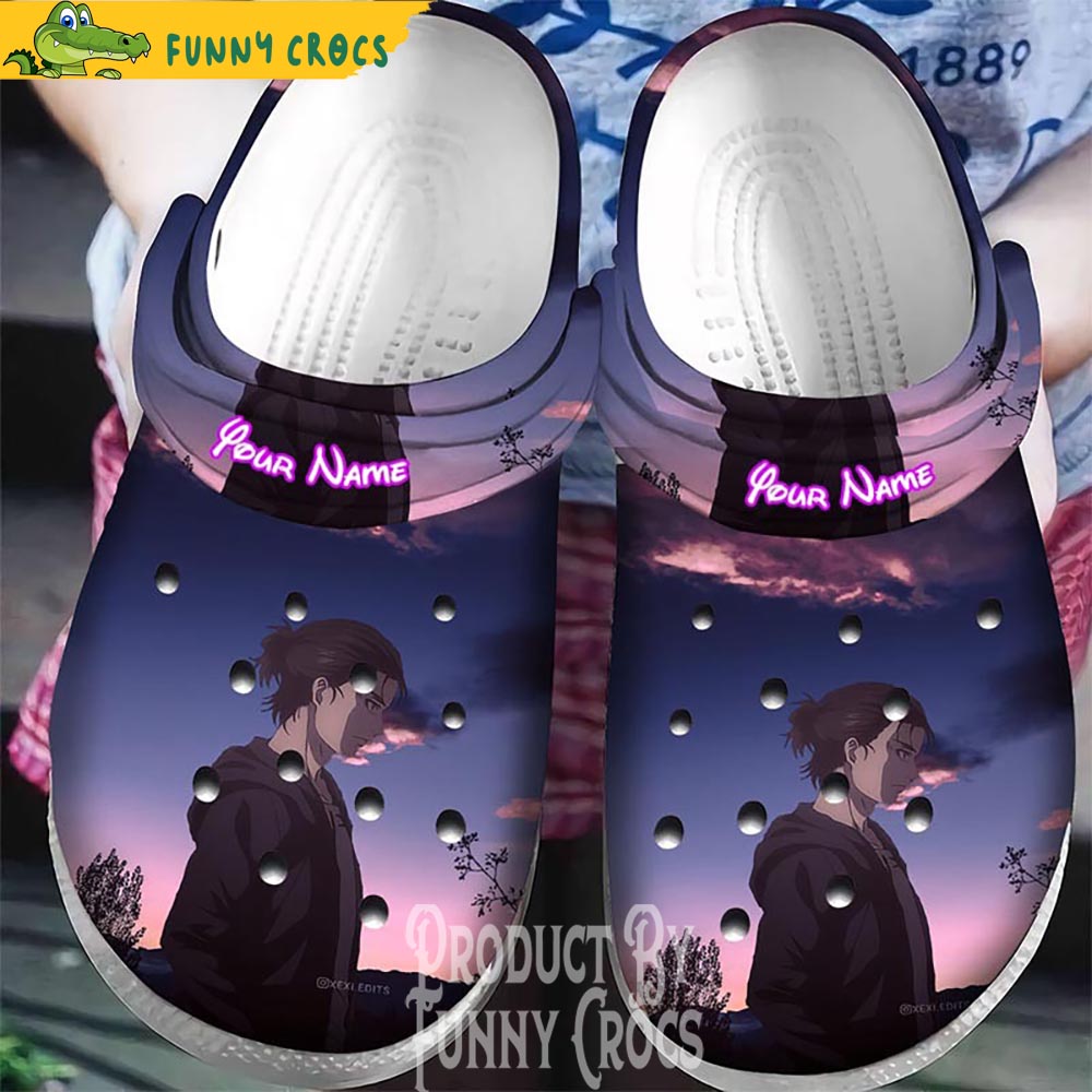 Personalized Attack On Titan Crocs Slippers