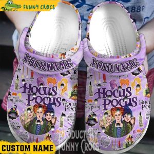 Personalized Hocus Pocus Crocs Shoes Hocus Pocus Gifts 1