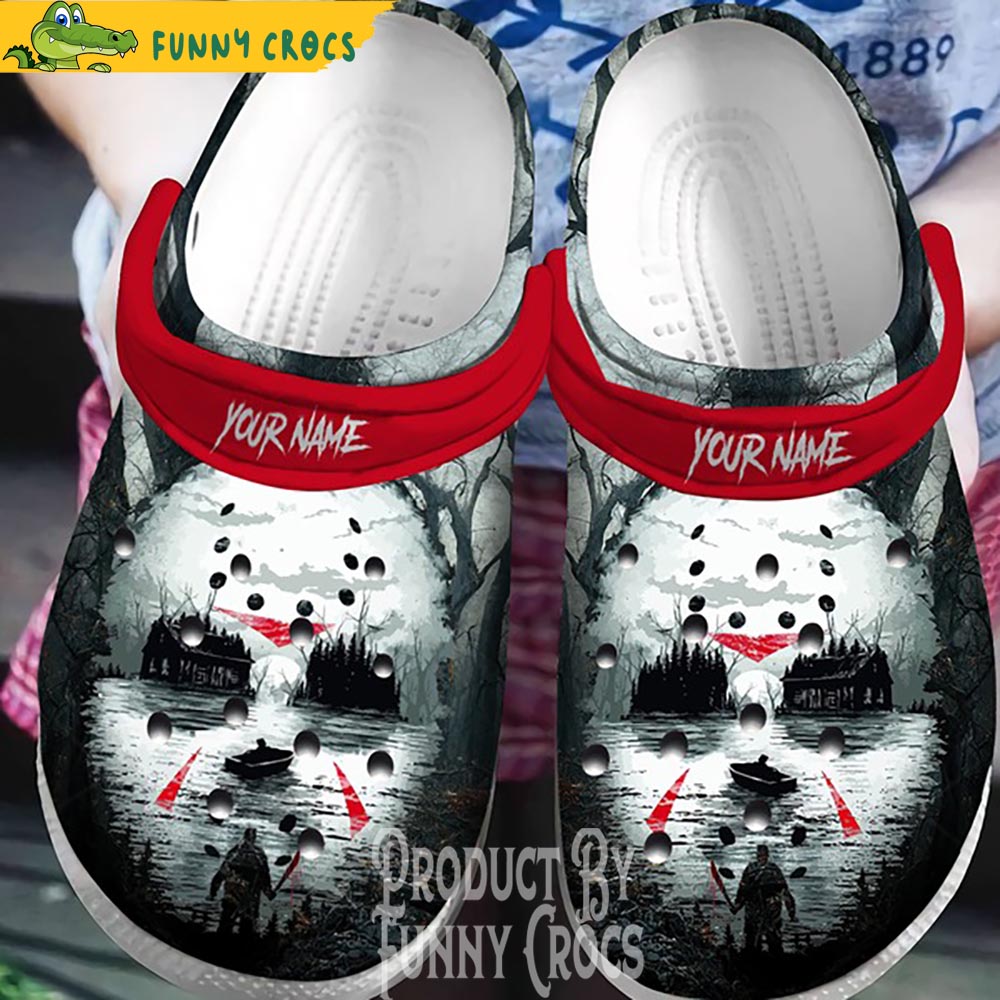 Personalized Jason Voorhees Crocs Shoes