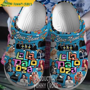 Personalized Lollapalooza 2023 Music Crocs 1
