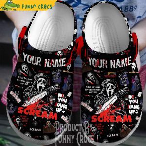 Personalized No You Hang Up Scream Crocs 1