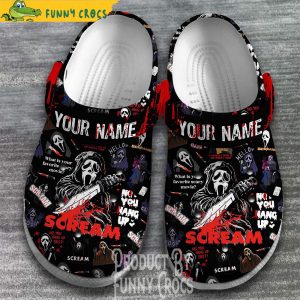 Personalized No You Hang Up Scream Crocs 2
