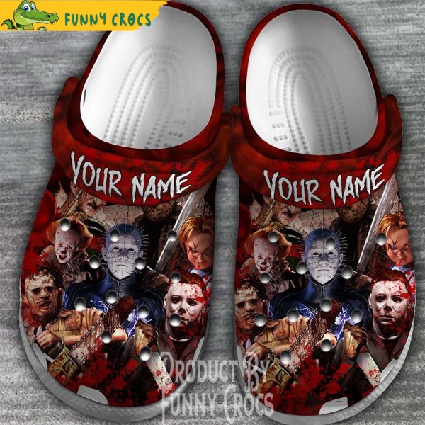 Personalized Scary Halloween Movies Crocs Shoes