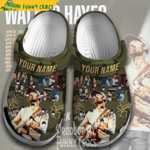 Personalized Walker Hayes Singer Music Crocs 3