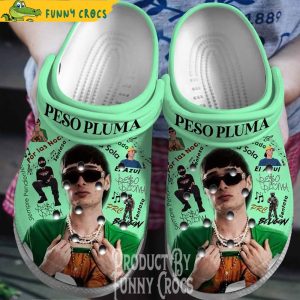 Peso Pluma Singer Crocs Clogs 2