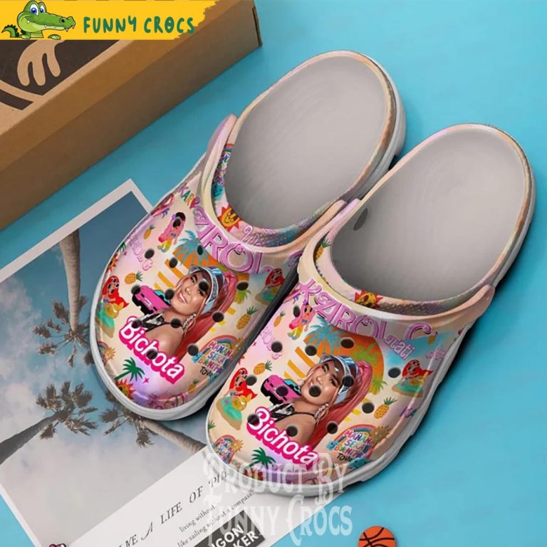 Pink Karol G Bichota Crocs Clogs - Discover Comfort And Style Clog ...