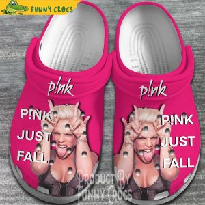 Pink Singer Muisc Crocs Shoes 2