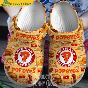 Popeyes Chicken Food Crocs Crocband Shoes