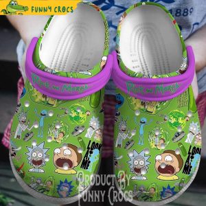 Rick And Morty Science Green Crocs Shoes