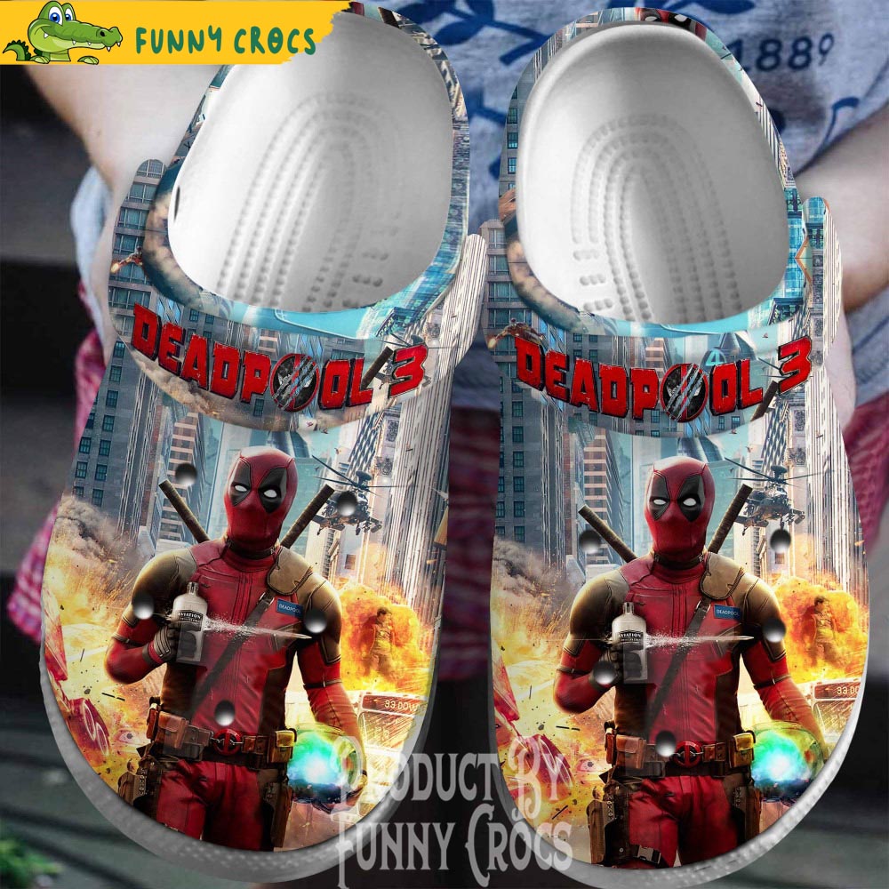 Ryan Reynolds Deadpool 3 Crocs Shoes - Discover Comfort And Style Clog ...