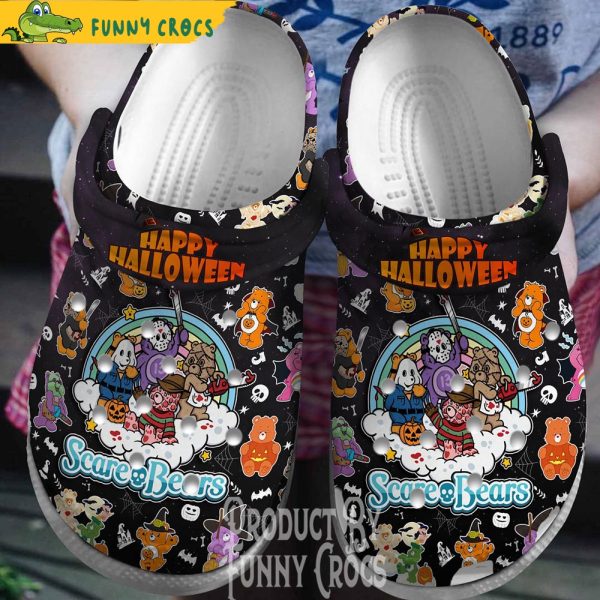 Scare Bears Happy Halloween Crocs Shoes