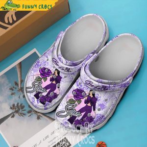 Selena Costume Purple Crocs Shoes 1