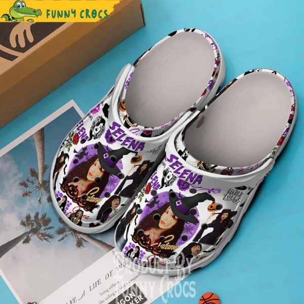 Selena Halloween Crocs Crocband Shoes