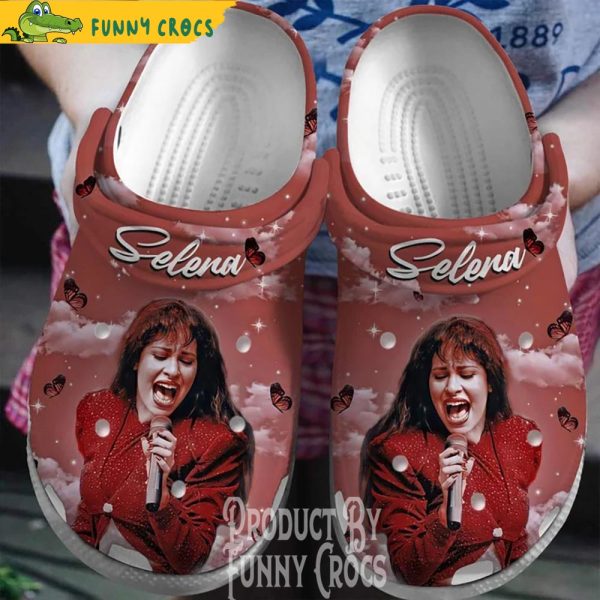 Selena Quintanilla Singer Music Crocs Shoes