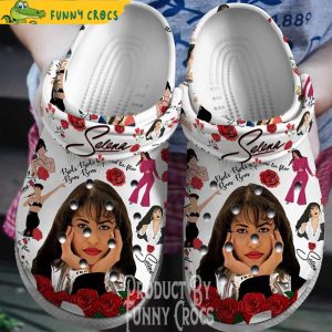 Selena Quintanilla Songs Crocs Clog Shoes 1