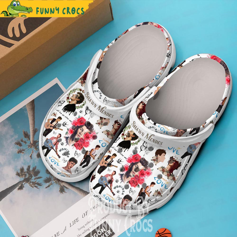 Shawn Mendes Flowers Album Music Crocs - Discover Comfort And Style ...