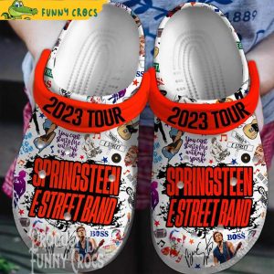 Springsteen And E Street Band 2023 Tour Crocs Clogs 1