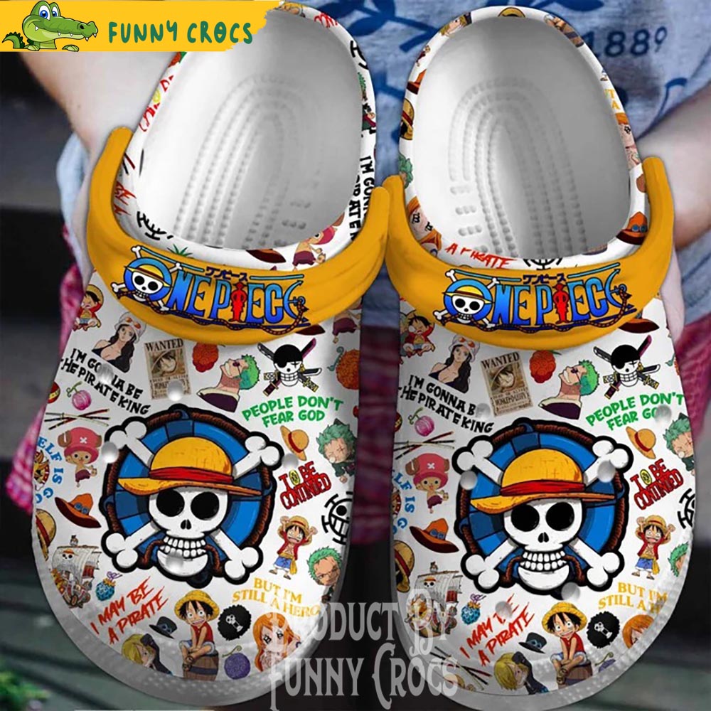 Straw Hat Pirates One Piece Crocs Clog Shoes
