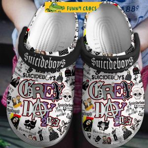 Suicideboys Grey Day Tour Crocs Clogs