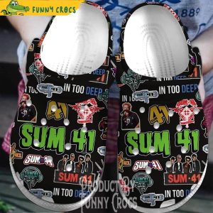 Sum 41 Tour Music Crocs 1