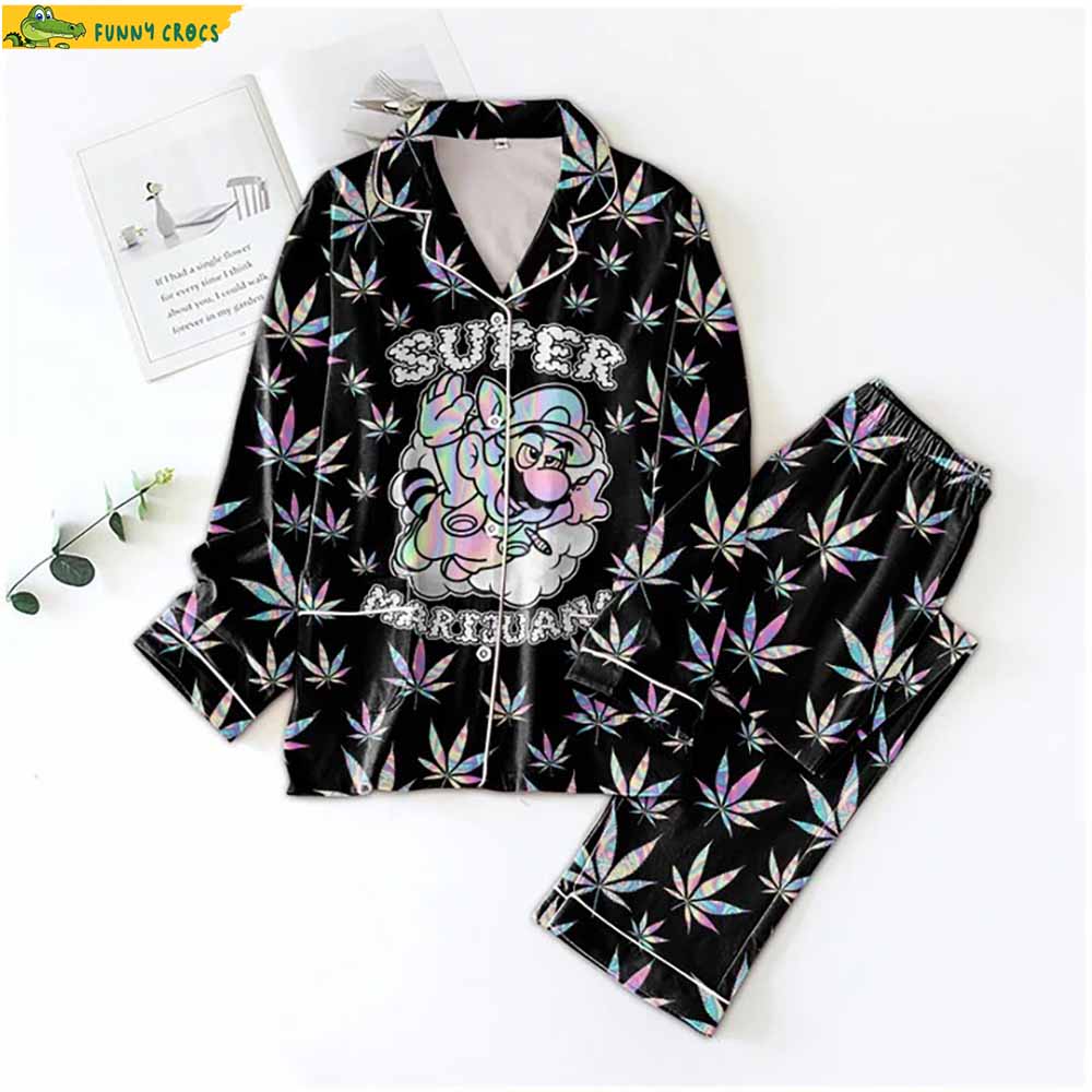 Super Marijuana 420 Pajamas Set