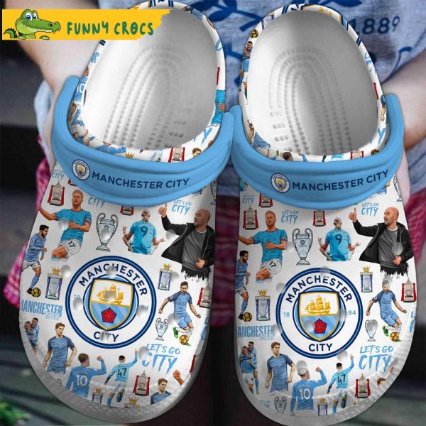 Team Man City Champions Soccer Crocs - Discover Comfort And Style Clog ...