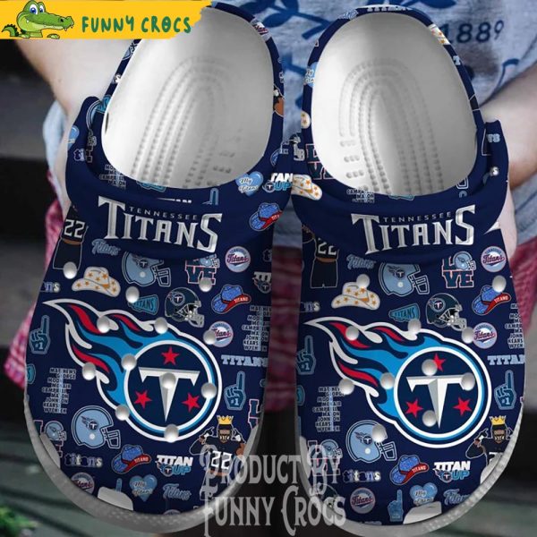 Tennessee Titans Crocs By Funny Crocs