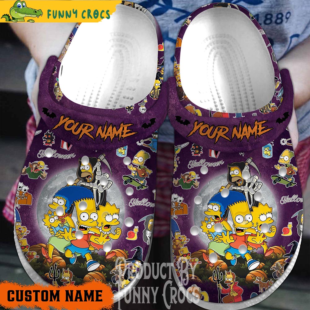 The Simpsons Halloween Crocs Clogs