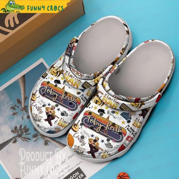 Toby Keith Music Crocs Clogs Shoes