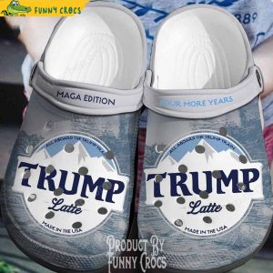 Trump Latte Crocs Clog Shoes