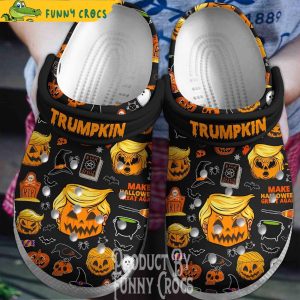 Trumpkin Happy Halloween Crocs 1