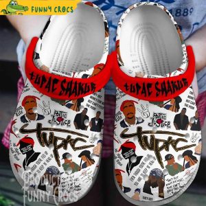 Tupac Shakur Rapper Crocs Clogs 1