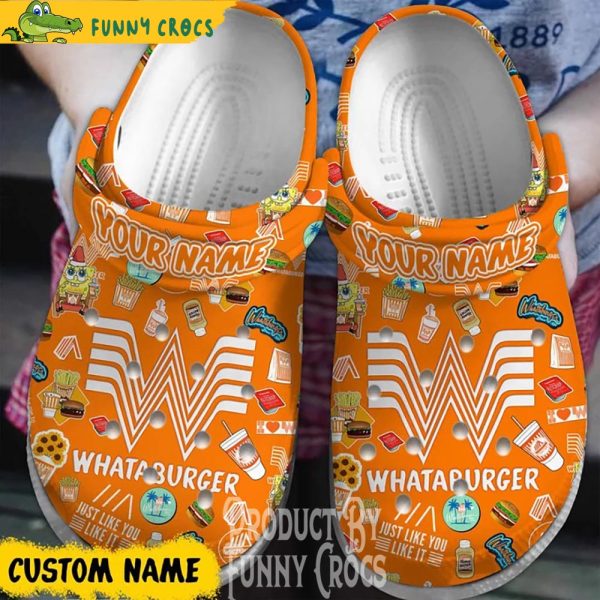 Whataburger Breakfast Food Crocs Crocband Shoes - Discover Comfort And ...
