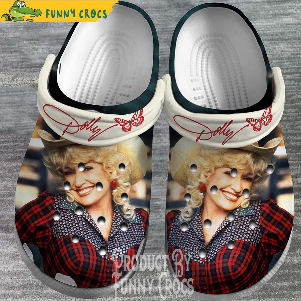 Young Dolly Parton Crocs Clog Shoes
